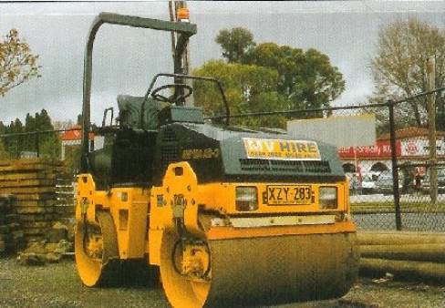 Roller Walk Behind (0.5 tonne incl trailer) for hire