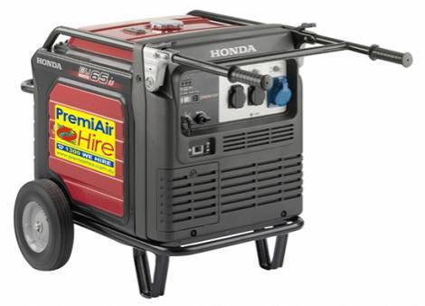 6kVA Silenced Inverter Series Generator for hire