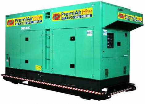 350kVASilenced Skid Mounted Generators for hire