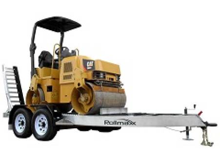 1.2 Tonne RIDE ON ROLLER ON TRAILER for hire