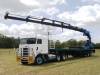 Tri Axle Semi Trailer with Crane