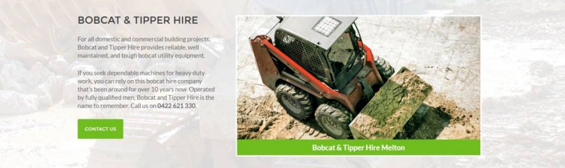 Bobcat & Tipper Hire Melton