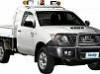 4WD Single Cab, Tray Ute (Hilux or similar), Manual, Mine Equipped.