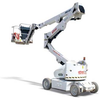 JLG E400AJP (Narrow) 12.19m - 40' for hire