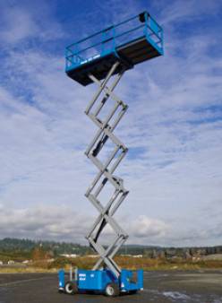32 Ft. Scissor Lift-Diesel 4x4 for hire