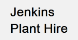 Jenkins Plant Hire