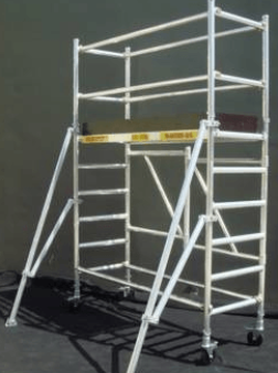 2 Metre Mini Mobile Scaffold for hire