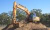 20 ton Excavator w/steel tracks