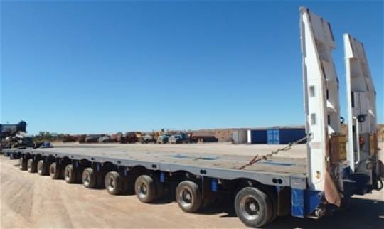 Module floats Low Loader for hire