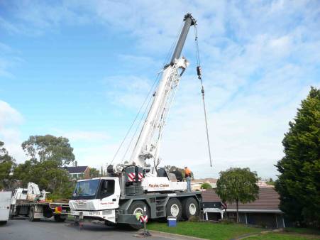 55T Kato NK550EV Truck Mounted Crane for hire