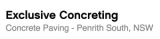 Exclusive Concreting