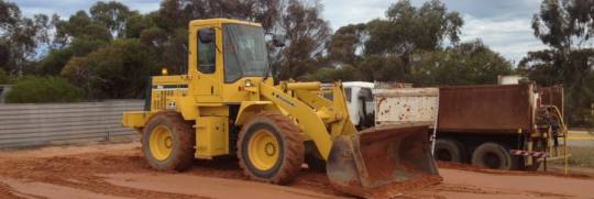 Kawasaki 65Z Loader for hire
