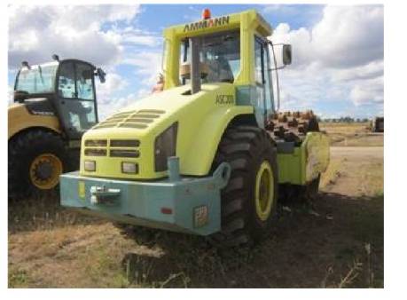 Ammann ASC130PD 13 Tonne Single Drum Padfoot Roller for hire
