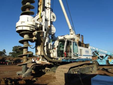 Soilmec 55 Tonne Bored Piling Rig for hire