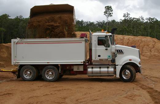MACK SUPERLINER SEMI SIDE TIPPER for hire