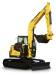 10t EXCAVATOR with A/C cab, swing boom, blade