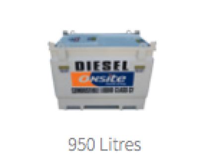 950 Litre Portable Fuel Tank for hire