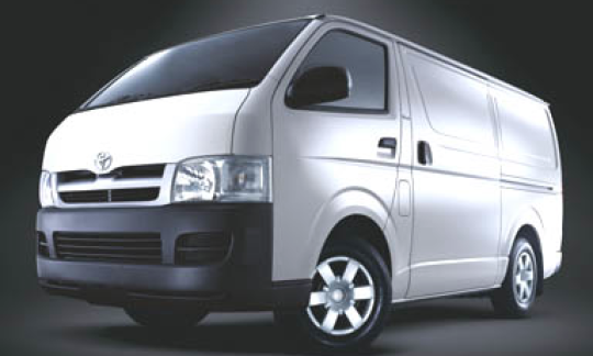 Toyota Hiace Commuter Bus for hire