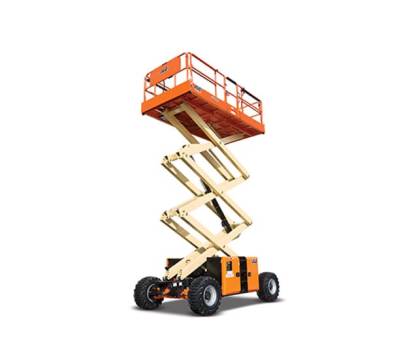 Scissor Lift 9.7m Rough Terrain for hire