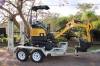 1.7 Tonne Mini Excavator / Cable Braked Plant Trailer