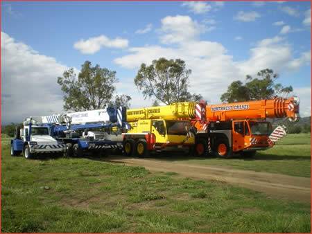 85 Tonne Truck Mounted Crane for hire