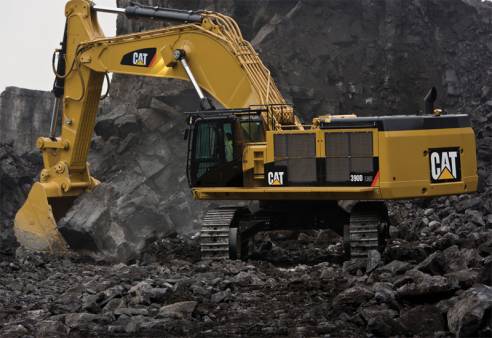 Caterpillar 390 90 Tonne Excavator for hire