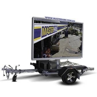 Voxson Full Colour Variable Message Sign for hire