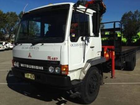 Mitsubishi FK457 Crane Truck for hire