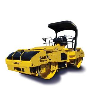2001 Sakai 4 Tonne Smooth Drum Roller for hire