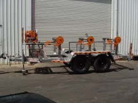 1.7 Tonne Triple Drum Trailer for hire