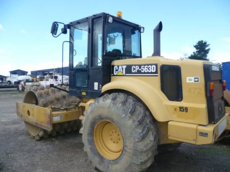 Caterpillar CP563D  12 Tonne Padfoot Roller for hire