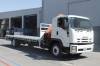 Isuzu 11 tonne ridged crane truck with 12m boom