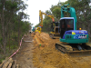 KOMATSU PC75UU-2 8 TONNE EXCAVATOR WITH BLADE