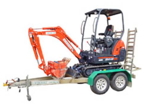 EXCAVATOR _ 1.7 TONNE for hire