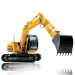 13 ton Excavator w/steel tracks