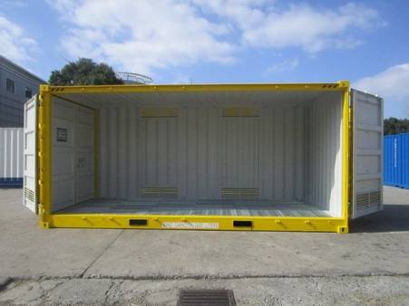 Container - 6.0m x 2.4m - Hazard - Side Opening for hire