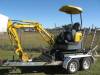 1.5 Tonne Excavator on Trailer