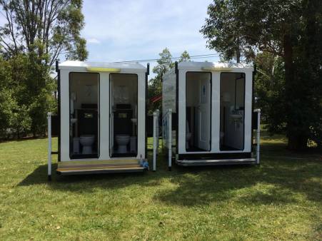 Dual Portable Toilet for hire