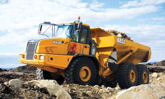 Bell 404 40 Tonne Articulated Dump Truck for hire