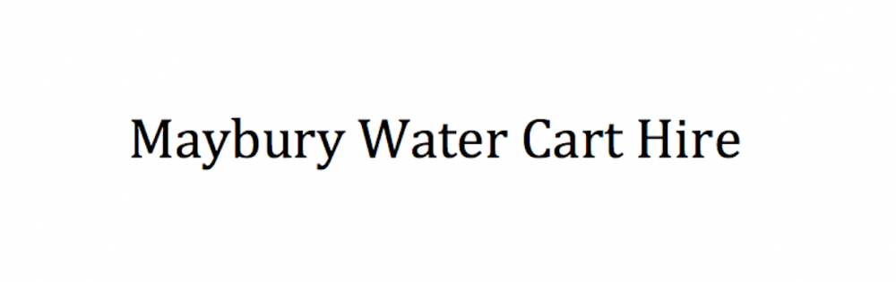 Maybury Water Cart Hire