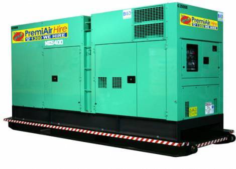 270 kVA Silenced Skid Mounted Generator for hire