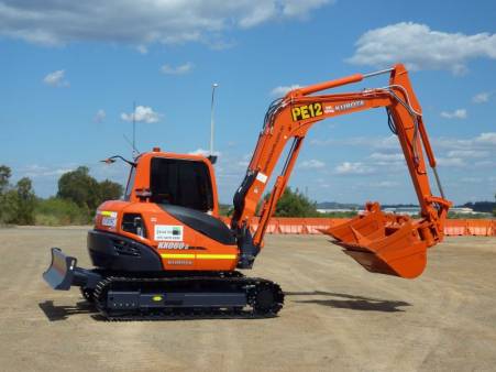 2012 Kubota KX080-3 8 Tonne Excavator for hire