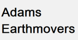 Adams Earthmovers