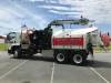 Isuzu 8,000l high output boom  combo vac truck drain cleaner