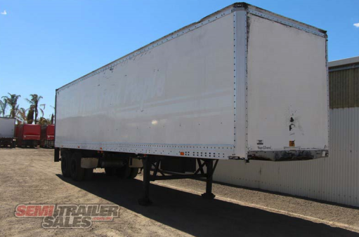 1996 Maxicube 14 Pallet Bogie Pantech Semi Trailer