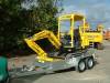 EXCAVATOR 1.5 TON ON TRAILER