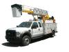 34m high, 19m side reach  Truck Mounted Insulated Knuckle Boom with Telescopic upper