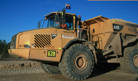 Volvo A40D Articulated Dump Truck for hire