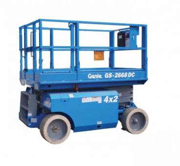 Scissor Lifts - Electric GS-2668 DC for hire