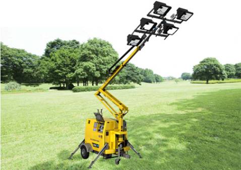 6000W 9m Lighting Tower for hire